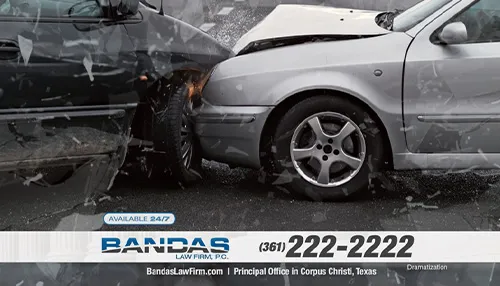 Serious injuries to hand and foot from a car running a stop sign