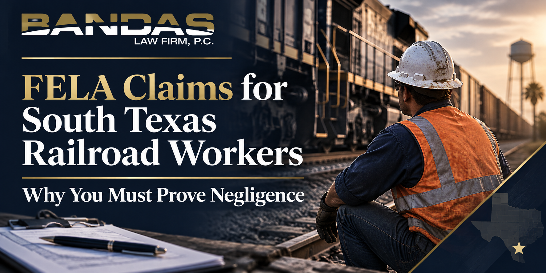 FELA Claims for South Texas Railroad Workers: Why You Must Prove Negligence